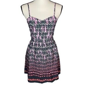 American Eagle Outfitters Mini Dress Ombre Side Cut Out Dress with Pockets